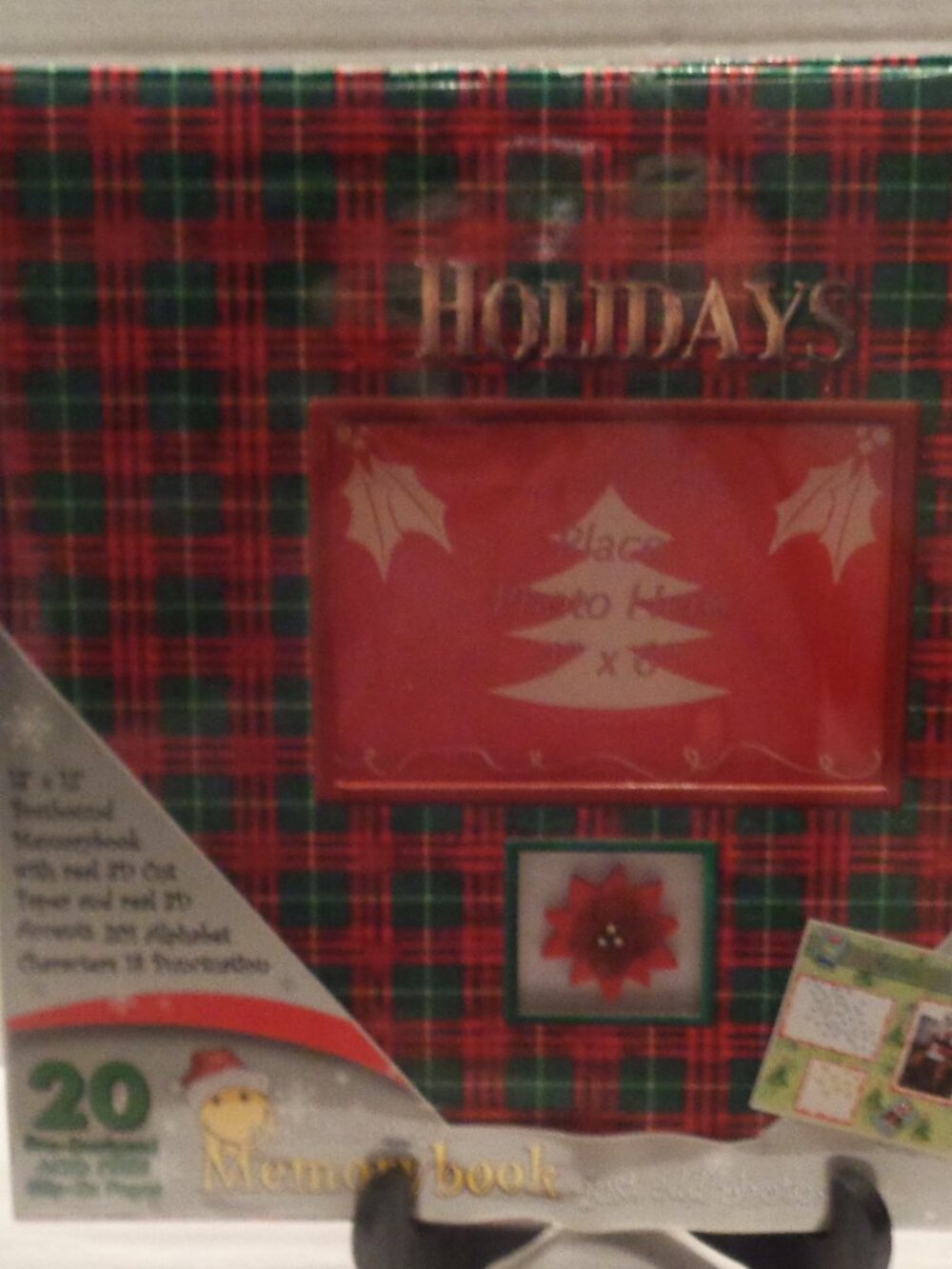 Vintage Christmas Colorful Memories Ready Made Scrapbook Album Just Add Photos